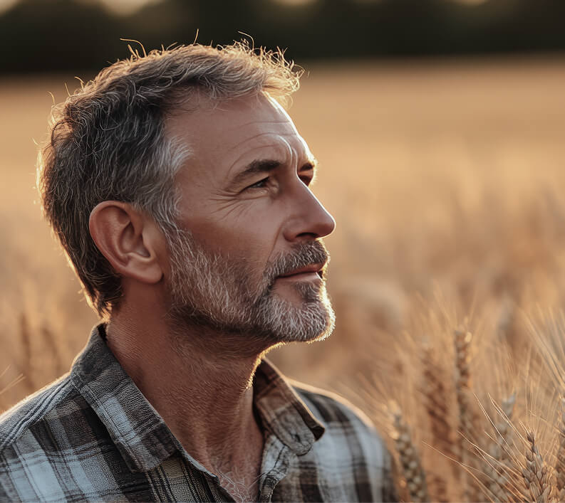 uomo 50 anni con La Peyronie